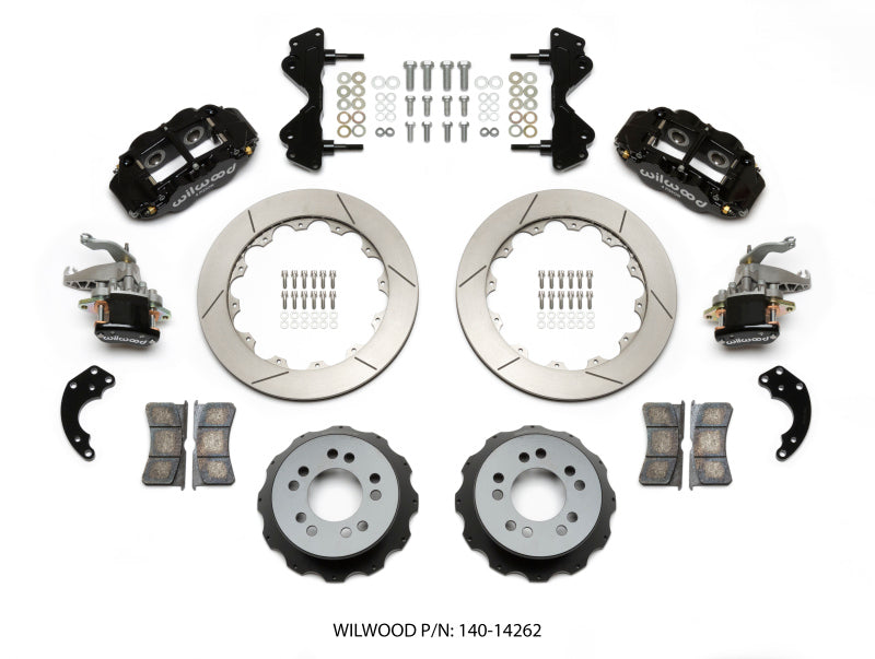 Wilwood Narrow Superlite 4R / MC4 Rear Kit 12.88 Currie Pro-Tour Unit Bearing Floater 140-14262 140-14262 Photo - Primary