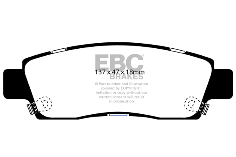 EBC Disc Brake Pad Set DP41672R Photo - Primary