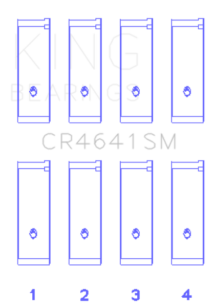 King Engine Bearings King Suzuki J24B (Size 0.25 Oversized) Rod Bearing Set CR4641SM0.25 CR4641SM0.25 Photo - Primary