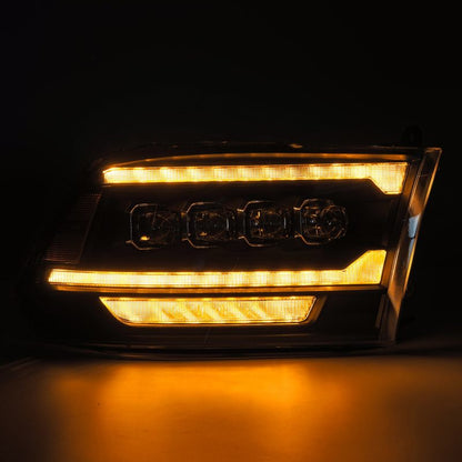 AlphaRex 09-18 Dodge Ram 2500 NOVA LED Proj Headlights Plank Style Design Black w/ Activation Light 880555 880555 User 5