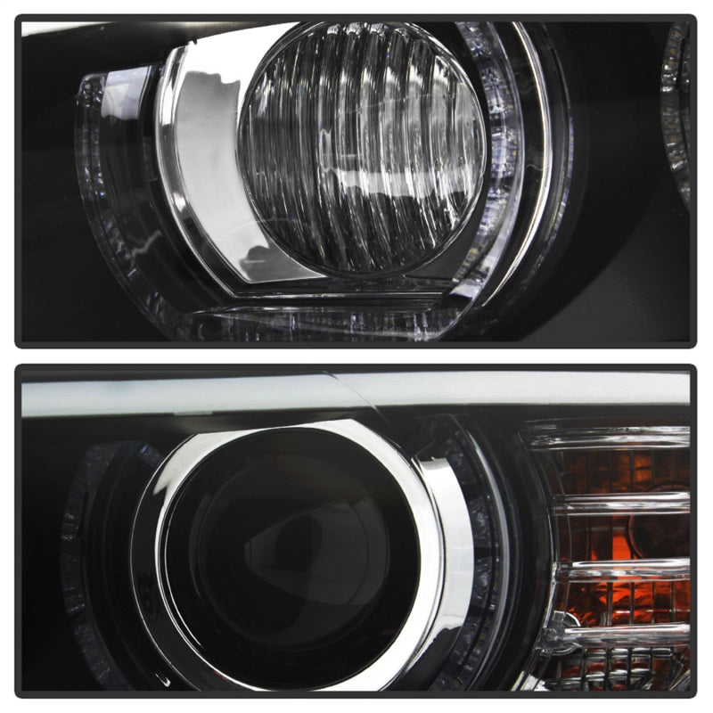Spyder 08-10 BMW F92 3 Series Projector Headlights - LED DRL - Black (PRO-YD-BMWE9208-DRL-BK) 5085184 5085184 Photo - Unmounted