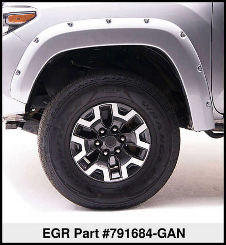 EGR 15+ GMC Sierra HD Bolt-On Look Color Match Fender Flares - Set - FF Switchblade Silver 791684-GAN 791684-GAN Thumbnail