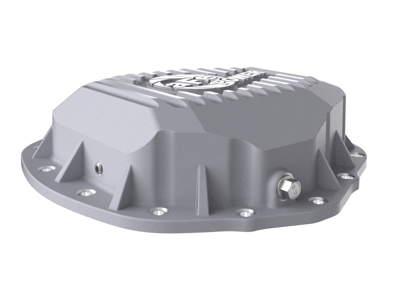 aFe Street Series Rear Differential Cover Raw w/ Machined Fins 19-20 Ram 2500/3500 46-71150A 46-71150A Photo - Unmounted