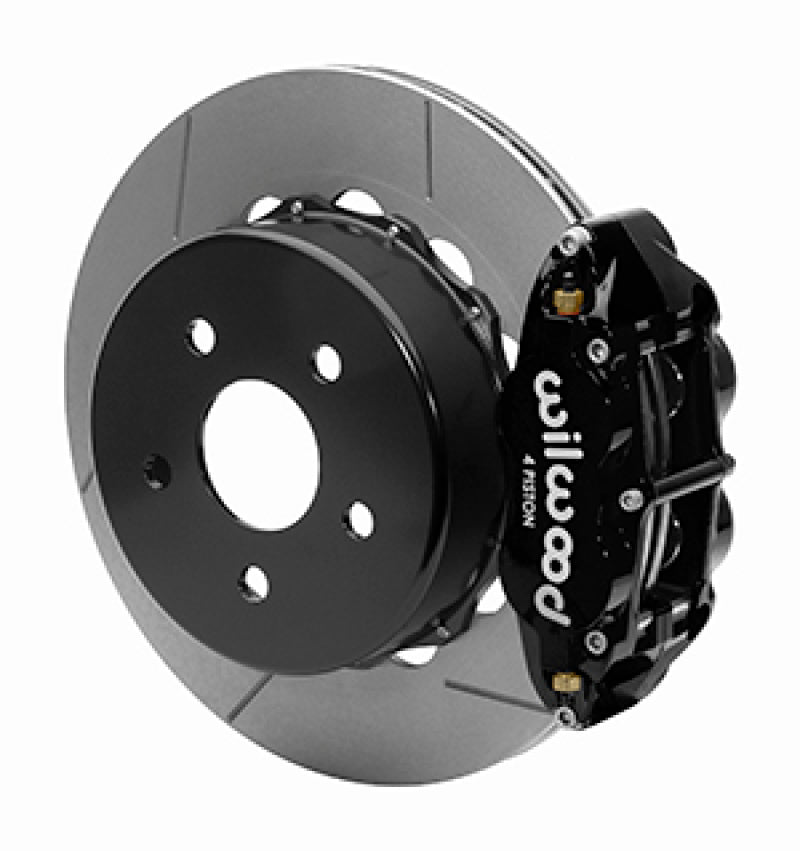 Wilwood 2020+ Jeep Gladiator (JT) Narrow Superlite 4R Rear Slotted Brake Kit 14.00in Black w/ Lines 140-16179 140-16179 User 1