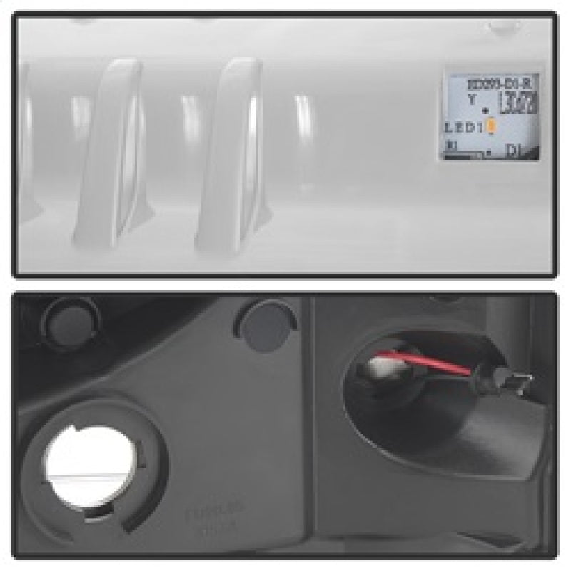 Spyder 05-07 Ford F250/350/450 SD Ver 2 Proj Headlights - Light Bar DRL - Black PRO-YD-FS05V2-LB-C 5084682 5084682 Photo - Unmounted