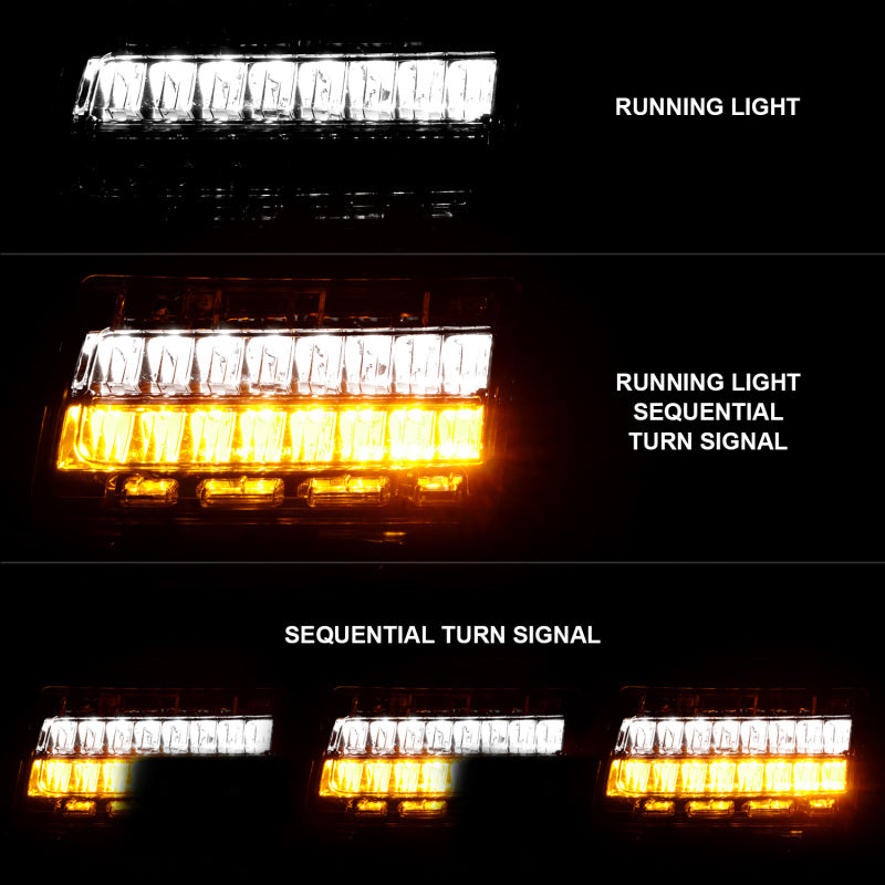 ANZO 2018-2021 Jeep Wrangler LED Side Markers Chrome Housing Clear Lens w/ Sequential Signal 511086 511086 Photo - Unmounted