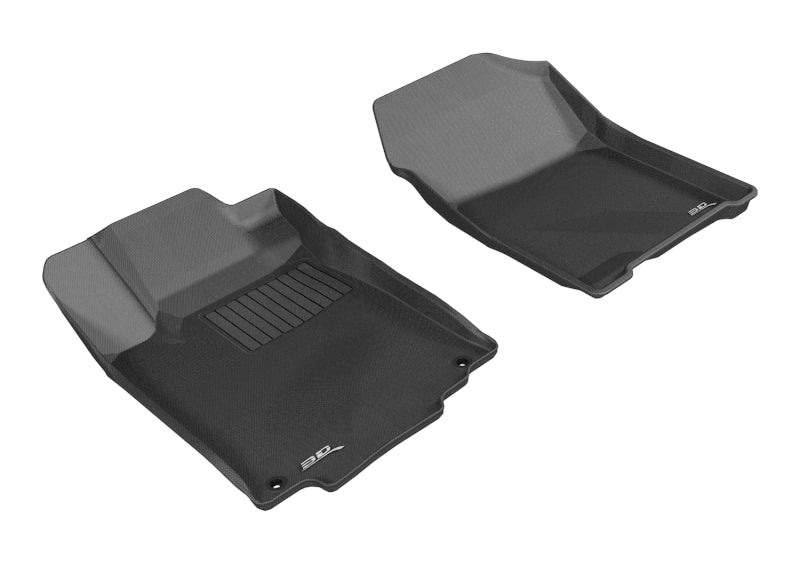 3D MAXpider 2012-2016 Honda CR-V Kagu 1st Row Floormat - Black L1HD04311509 L1HD04311509 Photo - Primary