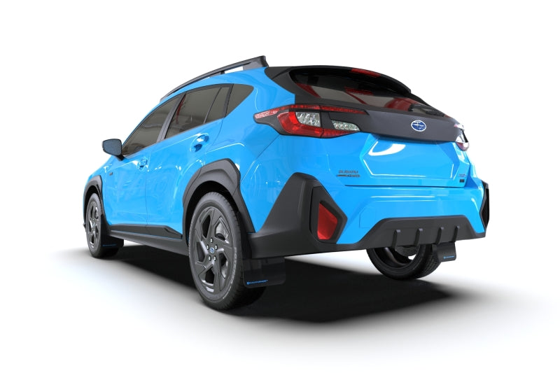 Rally Armor 2024 Subaru Crosstrek Black UR Mud Flap Red Logo MF106-UR-BLK-RD MF106-UR-BLK-RD User 1