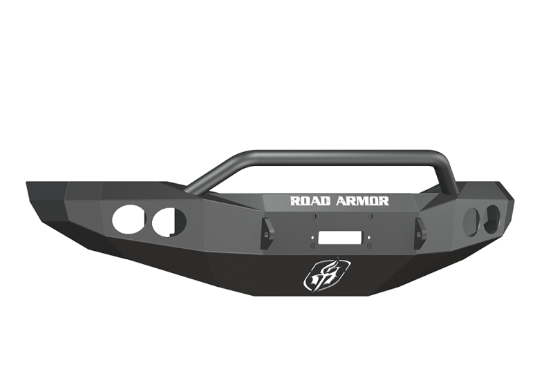 Road Armor 06-09 Dodge 2500 Stealth Front Winch Bumper w/Pre-Runner Guard - Tex Blk 44064B 44064B Photo - Primary