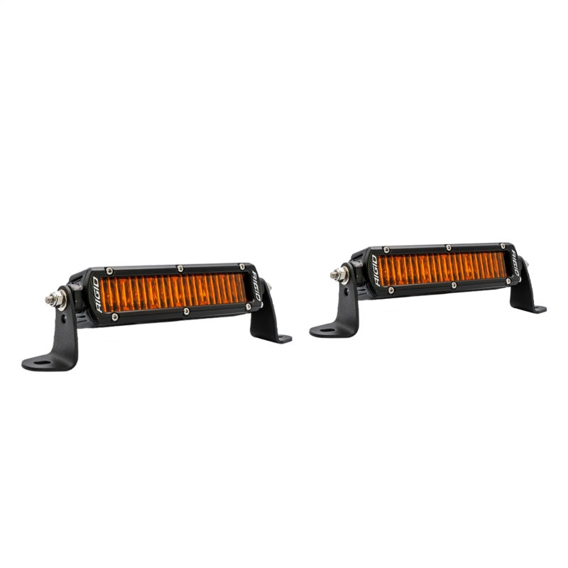 Rigid Industries SR-Series SAE 6in. w/ Amber PRO Lens (Pair) 906705 906705 Photo - Unmounted