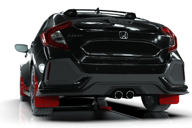 Rally Armor 2017-2019 Civic Sport Touring Red Mud Flap Black Logo MF51-UR-RD/BLK User 1