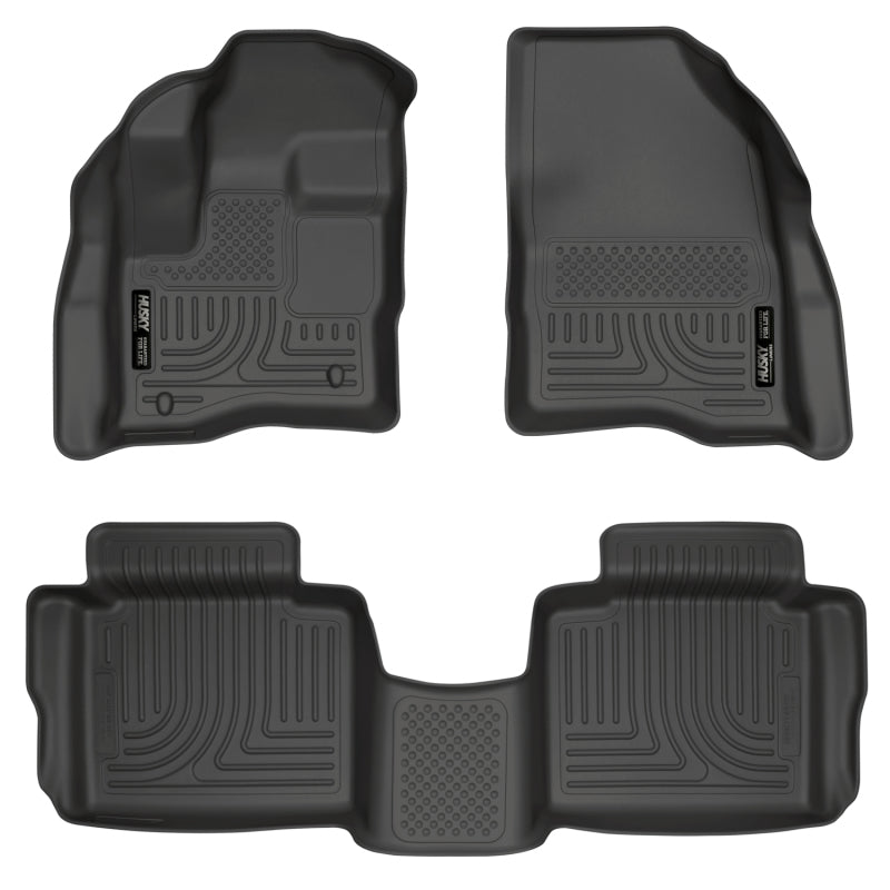 Husky Liners 10-13 Ford Taurus WeatherBeater Combo Black Floor Liners (3pc) 98701 Photo - Primary