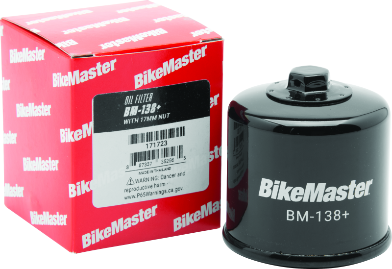 BikeMaster BM-138+ Oil Filter - Black 171723 171723 Photo - Primary