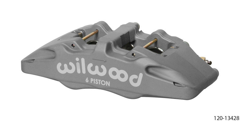 Wilwood Caliper-Forged Dynapro 6 5.25in Mount-Anodized-R/H 1.62/1.38in/1.38in Pistons .81in Disc 120-13428 120-13428 User 1