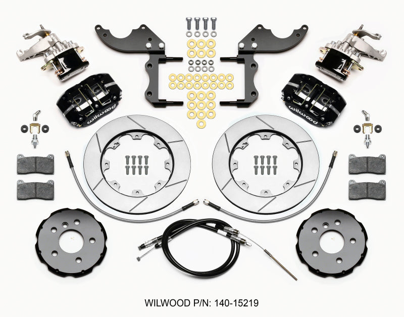 Wilwood Dynapro Radial4 / MC4 Rear Kit 12.19 2014-2015 Mini Cooper w/Lines & Cables 140-15219 140-15219 Photo - Primary