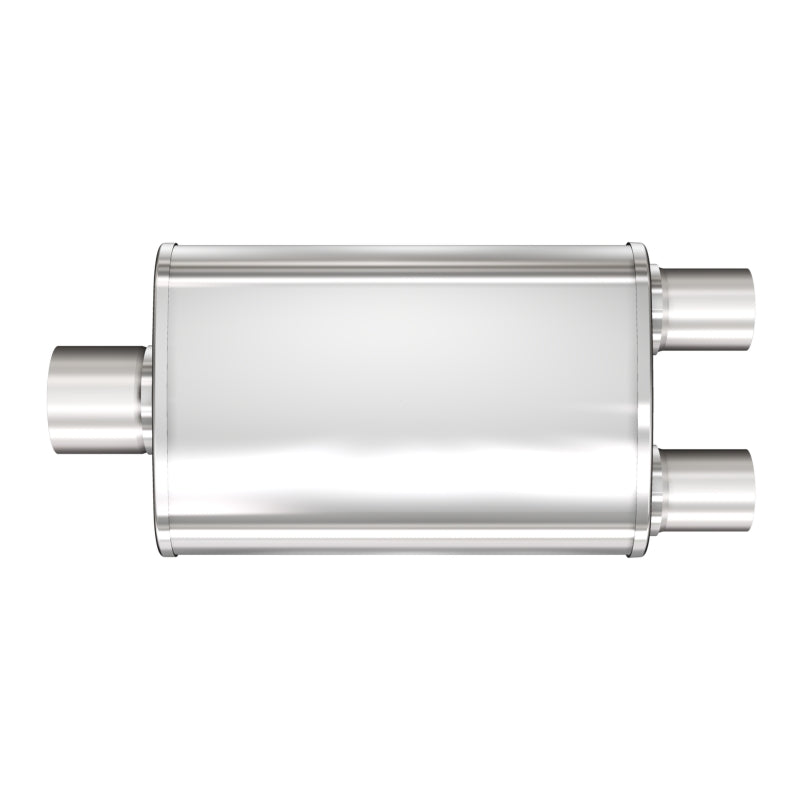 MagnaFlow 4" X 9" Oval Center/Dual XL Multi-Chamber Performance Muffler 13148 Photo - Primary