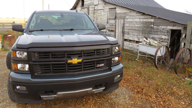 EGR 16+ Chev Silverado LD Superguard Hood Shield - Matte 301675 301675 Photo - Mounted