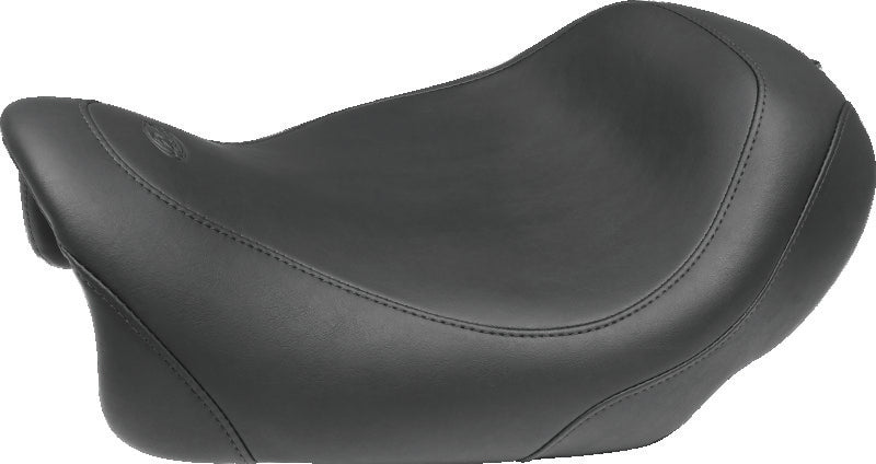 Mustang Motorcycle Mustang 08-21 Harley Electra Glide, Rd Glide, Rd King, Glide Lowdown 1PC Seat w/DBR Pearls - Black 79705 79705 Photo - Primary