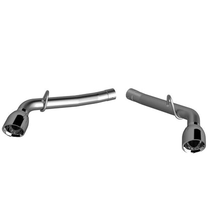 QTP 14-15 Chevrolet Camaro SS 6.2L 304SS Eliminator Muffler Delete Axle Back Exhaust w/4.5in Tips 700114 700114 Photo - Primary