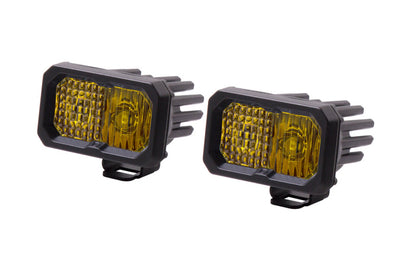 Diode Dynamics Stage Series 2 In LED Pod Pro - Yellow Combo Standard ABL (Pair) DD6412P DD6412P Photo - Primary