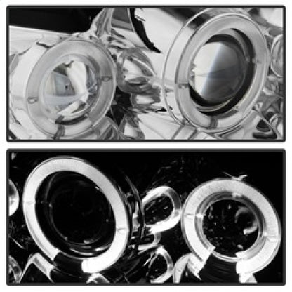 Spyder Ford Mustang 99-04 Projector Headlights LED Halo Chrome High H1 Low H1 PRO-YD-FM99-1PC-AM-C 5010452 5010452 Photo - Unmounted