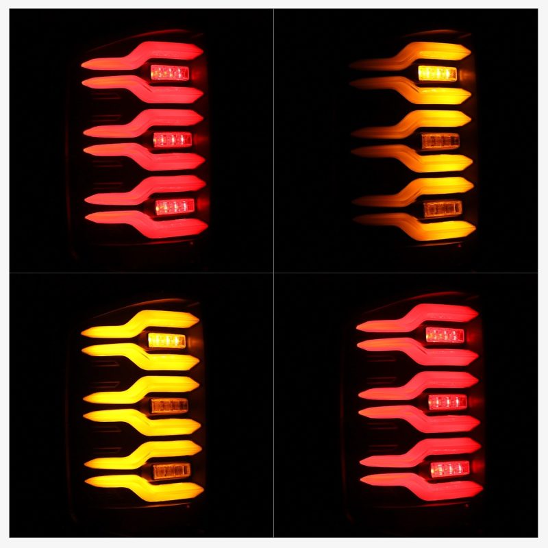 AlphaRex 14-18 Chevrolet Silverado Luxx-Series LED Tail Lights Black w/Activ Light/Seq Signal 620030 620030 User 7