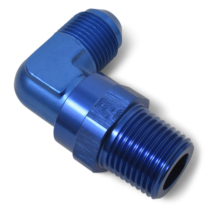 Russell Performance -8 AN 90 Degree Male to Male 1/4in Swivel NPT Fitting 614108 614108 Photo - out of package