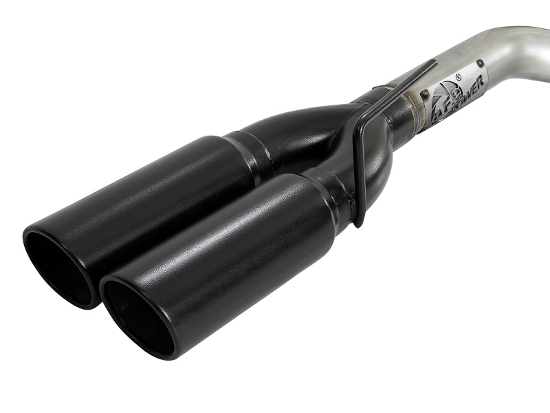 aFe Vulcan Series 3in 304 SS Exhaust Cat-Back w/ Black Tips 2019 GM Silverado/Sierra 1500 V8-5.3L 49-34105-B 49-34105-B Photo - Unmounted