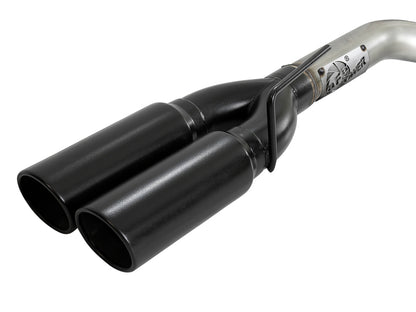 aFe Vulcan Series 3in 304 SS Exhaust Cat-Back w/ Black Tips 2019 GM Silverado/Sierra 1500 V8-5.3L 49-34105-B 49-34105-B Photo - Unmounted