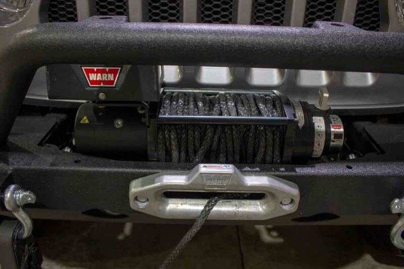 Fishbone Offroad 2018+ Jeep Wrangler JL Mid-Width Winch Front Bumper FB22088 FB22088 Photo - lifestyle view