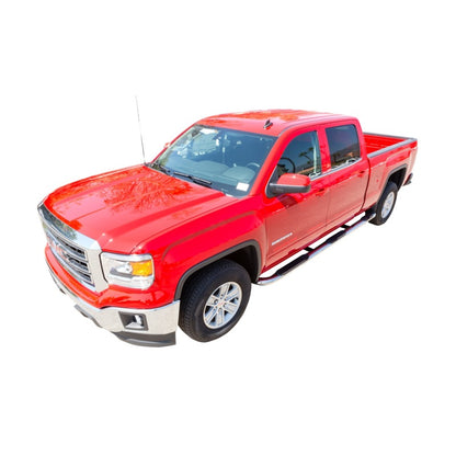 Westin 2014-2018 Chevy Silverado 1500 Crew Cab (6.5 ft bed) Platinum 4 Oval WTW Nerf Step Bars - SS 24-54550 24-54550 Photo - Mounted