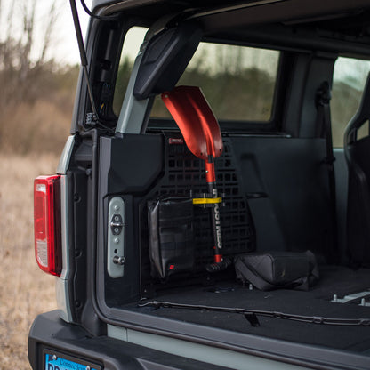 BuiltRight Industries 2021+ Ford Bronco 2dr MOLLE Compatible Cargo Panel - Driver Side Panel ONLY 102601 102601 Photo - lifestyle view