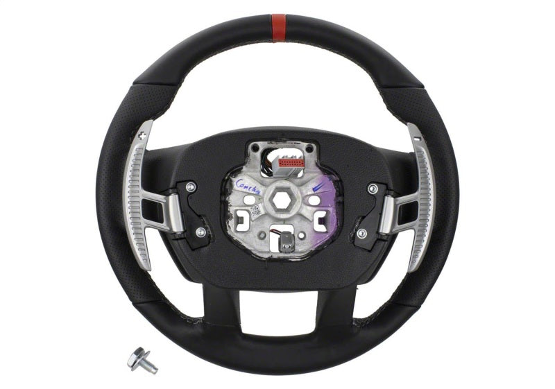 Ford Performance Parts 2015-2017 F-150 Raptor Performance Steering Wheel Kit - Red Sightline M-3600-F15RRD Photo - Unmounted