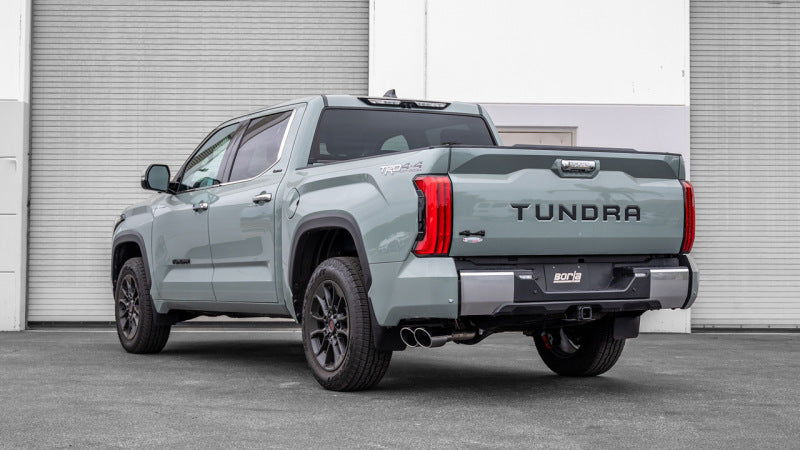 Borla 22-24 Toyota Tundra 3.4L V6 (Inc. Hyb.) Ext. Cab/STD Bed/145.7in WB ATAK Cat-Back - Chrome 140940 140940 Photo - Primary