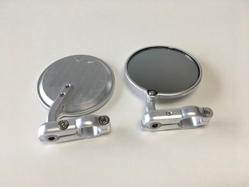 CRG Constructors CRG Hindsight 3 in. Round Bar-End Mirror Right - Silver HS-201-R HS-201-R User 1