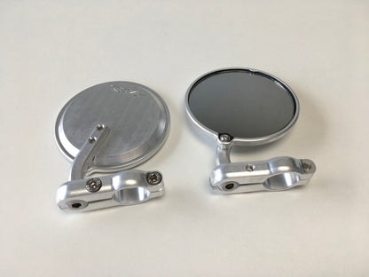 CRG Constructors CRG Hindsight Folding 3 in. Round Bar-End Mirror Left - Silver HSLS-201-L HSLS-201-L User 1