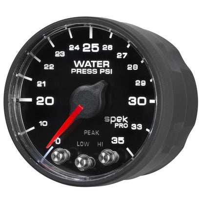Autometer Spek-Pro - Nascar 2-1/16in Water Press 0- 35 psi Bfb Sp P543328-N1 P543328-N1 User 3