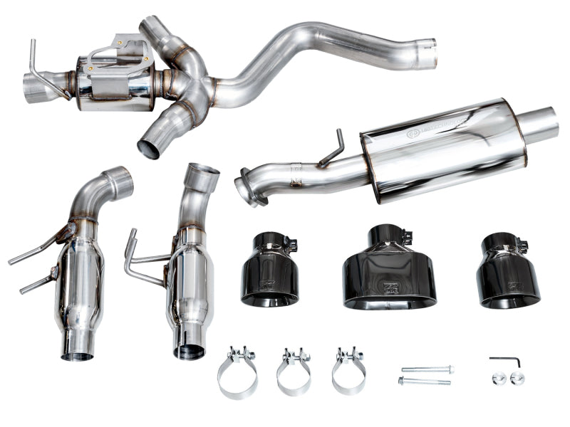 AWE Tuning 2023+ Toyota GR Corolla Touring Edition Exhaust - Diamond Black Tips 3015-53472 3015-53472 Photo - out of package