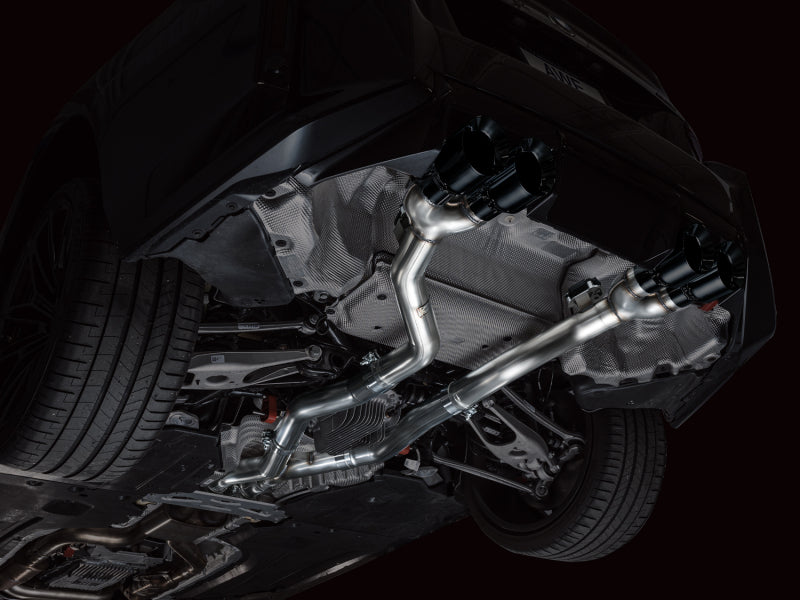 AWE Tuning 23-24 BMW G87 M2 Track Edition Exhaust - Diamond Black Tips 3020-43487 3020-43487 Photo - Mounted
