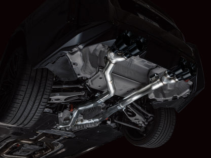 AWE Tuning 23-24 BMW G87 M2 Track Edition Exhaust - Diamond Black Tips 3020-43487 3020-43487 Photo - Mounted
