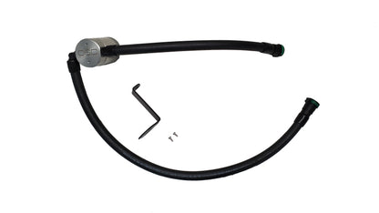 J&L 23-24 Ford F-250/F-350 7.3L Oil Separator 3.0 Passenger Side - Clear Anodized 3094P-C 3094P-C Photo - Primary