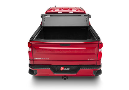 BAK Tonneau Cover, Flip MX4, Folding, Aluminum, Matte Black, Chevy, GMC 448132 Photo - Mounted