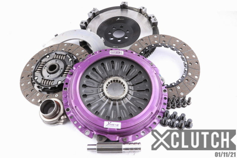 XCLUTCH 07-17 Mitsubishi Lancer EVO X 2.0L 10.5in Twin Sprung Organic Clutch Kit XKMI23523-2A XKMI23523-2A Photo - Primary