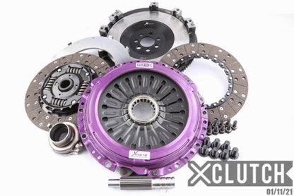 XCLUTCH 07-17 Mitsubishi Lancer EVO X 2.0L 10.5in Twin Sprung Organic Clutch Kit XKMI23523-2A XKMI23523-2A Photo - Primary