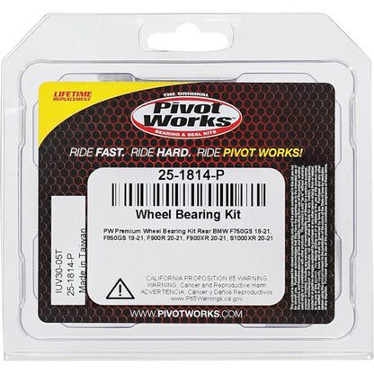 Pivot Works BMW Wheel Bearing Kit Premium Bearings 25-1814-P 25-1814-P Photo - Primary