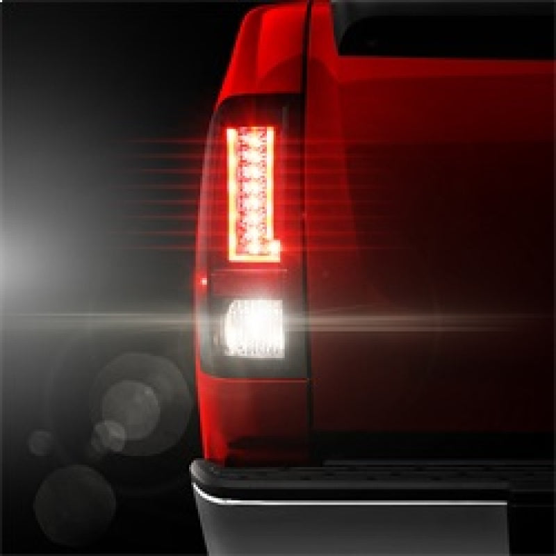 Spyder Chevy Silverado 07-13 Version 2 LED Tail Lights - Black ALT-YD-CS07V2-LED-BK 5081766 5081766 Photo - Mounted