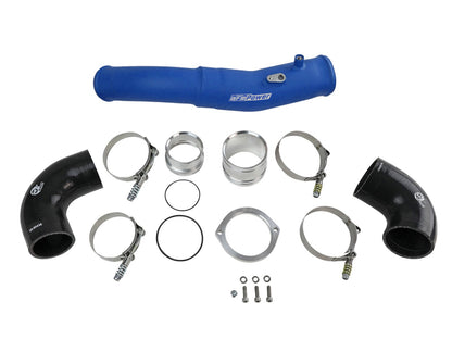 aFe 20-21 BMW Z4 M40i (G29) L6-3.0L (t) B58 BladeRunner 2-1/2in to 3in  Hot-Side Charge Pipe - Blue 46-20408-L 46-20408-L Photo - Unmounted