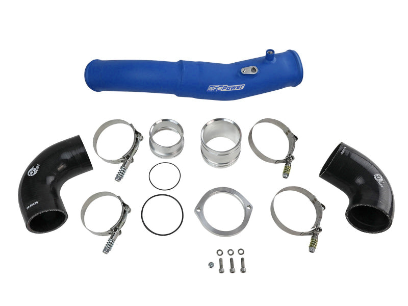 aFe 20-21 BMW Z4 M40i (G29) L6-3.0L (t) B58 BladeRunner 2-1/2in to 3in  Hot-Side Charge Pipe - Blue 46-20408-L 46-20408-L Photo - Unmounted