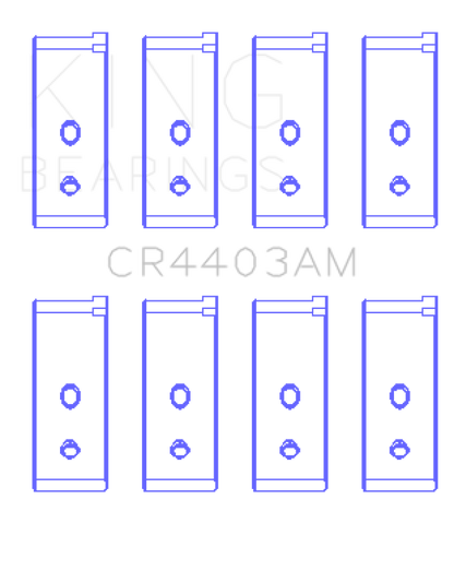 King Engine Bearings King Austin/MG B-Series (Size Standard) Connecting Rod Bearing Set CR4403AM CR4403AM Photo - Primary