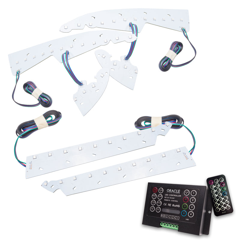 ORACLE Lighting Oracle 14-15 GMC Sierra Headlight DRL Upgrade Kit - ColorSHIFT w/ 2.0 Controller 2450-333 2450-333 Photo - Primary